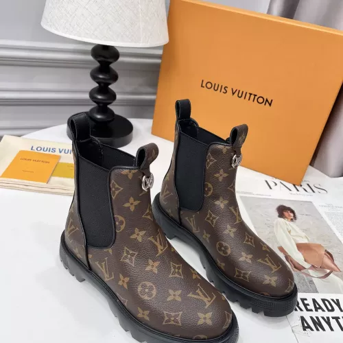 Cheap Louis Vuitton Boots For Women #1374324 Replica Wholesale [$98.00 USD] [ITEM#1374324] on Replica Louis Vuitton Boots