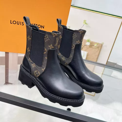 Cheap Louis Vuitton Boots For Women #1374327 Replica Wholesale [$98.00 USD] [ITEM#1374327] on Replica Louis Vuitton Boots