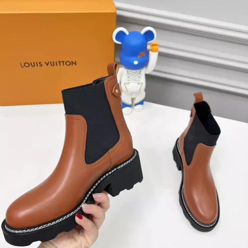 Cheap Louis Vuitton Boots For Women #1374328 Replica Wholesale [$100.00 USD] [ITEM#1374328] on Replica Louis Vuitton Boots