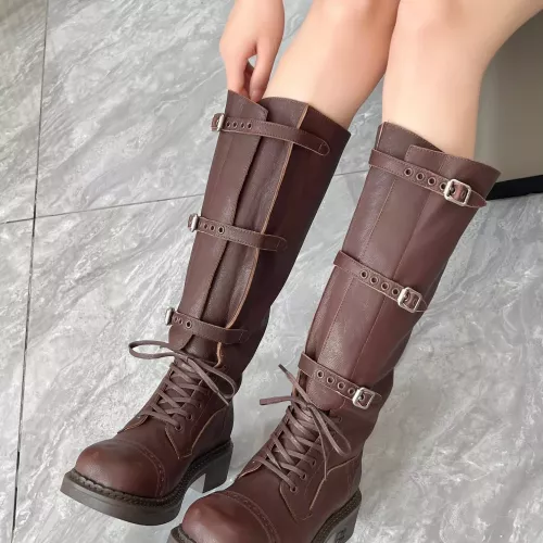 Cheap MIU MIU Boots For Women #1374338 Replica Wholesale [$162.00 USD] [ITEM#1374338] on Replica MIU MIU Boots