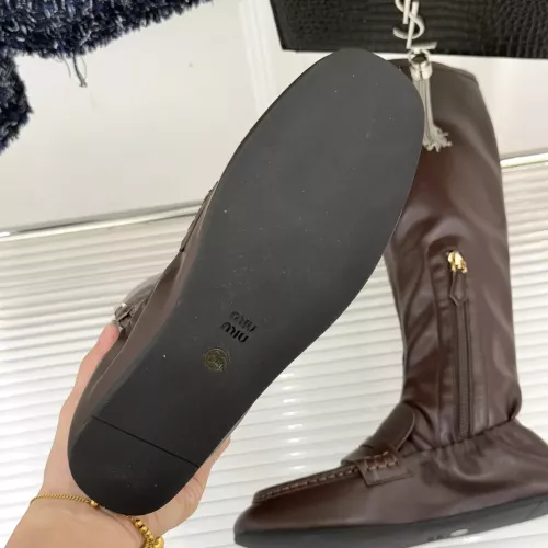Cheap MIU MIU Boots For Women #1374339 Replica Wholesale [$122.00 USD] [ITEM#1374339] on Replica MIU MIU Boots