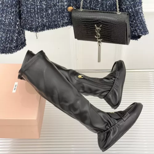 Cheap MIU MIU Boots For Women #1374342 Replica Wholesale [$122.00 USD] [ITEM#1374342] on Replica MIU MIU Boots