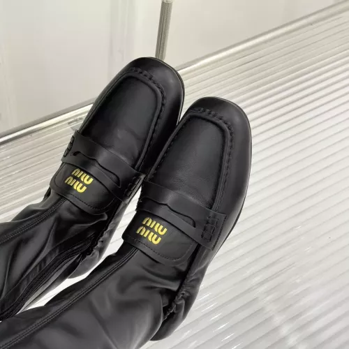Cheap MIU MIU Boots For Women #1374342 Replica Wholesale [$122.00 USD] [ITEM#1374342] on Replica MIU MIU Boots