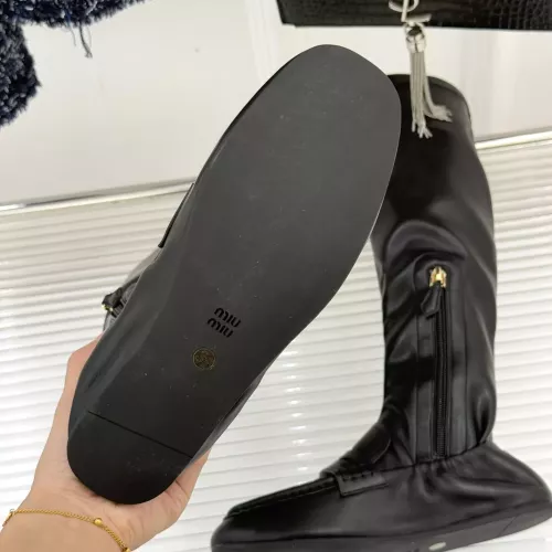 Cheap MIU MIU Boots For Women #1374342 Replica Wholesale [$122.00 USD] [ITEM#1374342] on Replica MIU MIU Boots