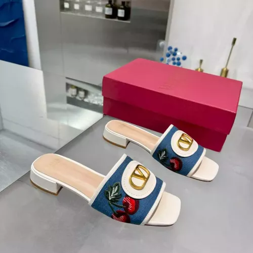 Cheap Valentino Slippers For Women #1374345 Replica Wholesale [$96.00 USD] [ITEM#1374345] on Replica Valentino Slippers