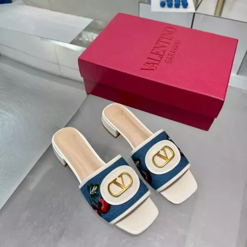 Cheap Valentino Slippers For Women #1374345 Replica Wholesale [$96.00 USD] [ITEM#1374345] on Replica Valentino Slippers