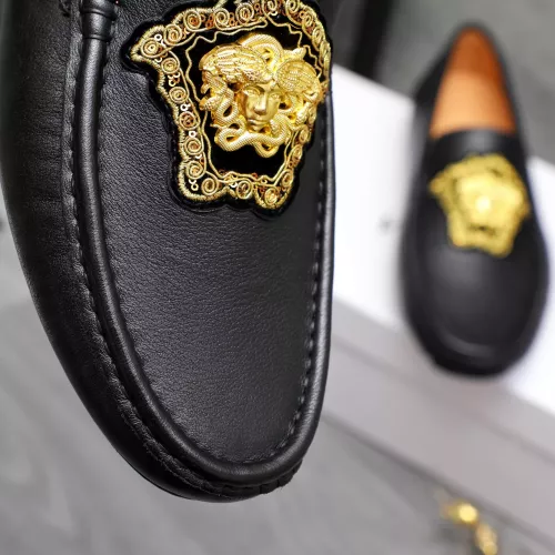 Cheap Versace Leather Shoes For Men #1374470 Replica Wholesale [$80.00 USD] [ITEM#1374470] on Replica Versace Leather Shoes
