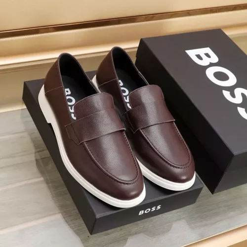 Cheap Boss Leather Shoes For Men #1374476 Replica Wholesale [$96.00 USD] [ITEM#1374476] on Replica Boss Leather Shoes