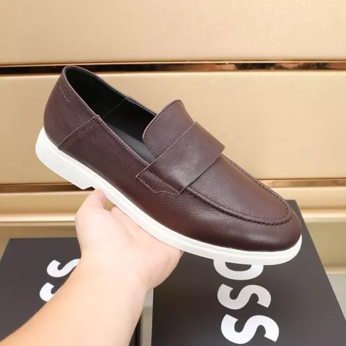 Cheap Boss Leather Shoes For Men #1374476 Replica Wholesale [$96.00 USD] [ITEM#1374476] on Replica Boss Leather Shoes