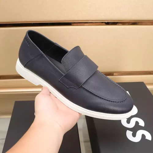 Cheap Boss Leather Shoes For Men #1374477 Replica Wholesale [$96.00 USD] [ITEM#1374477] on Replica Boss Leather Shoes