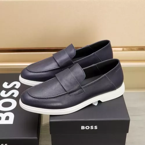 Cheap Boss Leather Shoes For Men #1374477 Replica Wholesale [$96.00 USD] [ITEM#1374477] on Replica Boss Leather Shoes