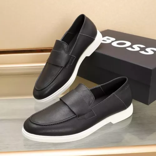 Cheap Boss Leather Shoes For Men #1374478 Replica Wholesale [$96.00 USD] [ITEM#1374478] on Replica Boss Leather Shoes