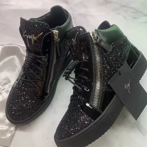 Cheap Giuseppe Zanotti High Tops Shoes For Women #1374493 Replica Wholesale [$98.00 USD] [ITEM#1374493] on Replica Giuseppe Zanotti High Tops Shoes