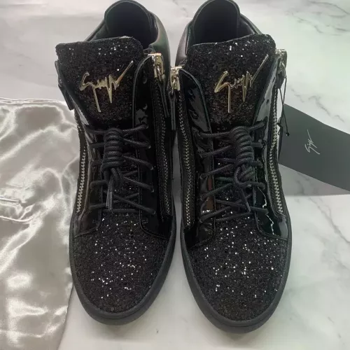Cheap Giuseppe Zanotti High Tops Shoes For Women #1374493 Replica Wholesale [$98.00 USD] [ITEM#1374493] on Replica Giuseppe Zanotti High Tops Shoes