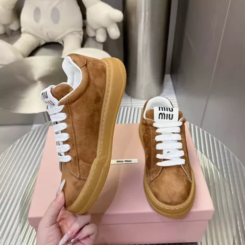 Cheap MIU MIU Casual Shoes For Women #1374525 Replica Wholesale [$98.00 USD] [ITEM#1374525] on Replica MIU MIU Casual Shoes