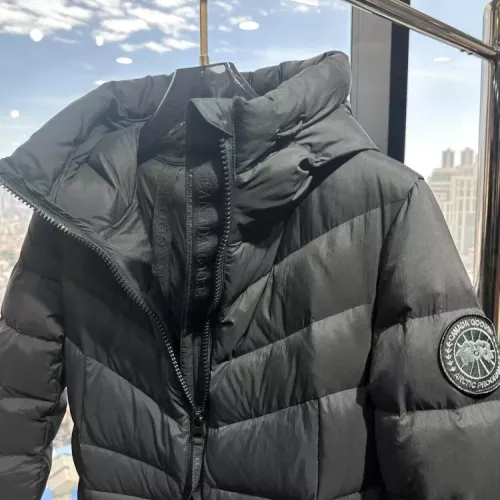 Cheap Canada Goose Down Feather Coat Long Sleeved For Women #1374526 Replica Wholesale [$314.05 USD] [ITEM#1374526] on Replica Canada Goose Down Feather Coat