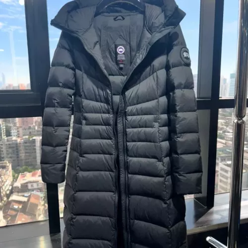 Cheap Canada Goose Down Feather Coat Long Sleeved For Women #1374526 Replica Wholesale [$314.05 USD] [ITEM#1374526] on Replica Canada Goose Down Feather Coat