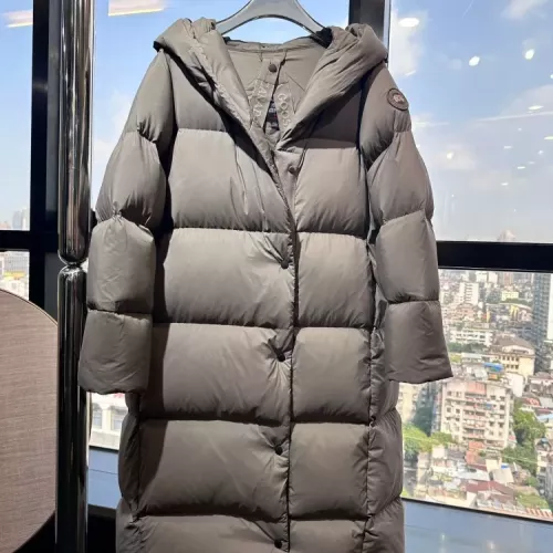 Cheap Canada Goose Down Feather Coat Long Sleeved For Women #1374528 Replica Wholesale [$323.97 USD] [ITEM#1374528] on Replica Canada Goose Down Feather Coat