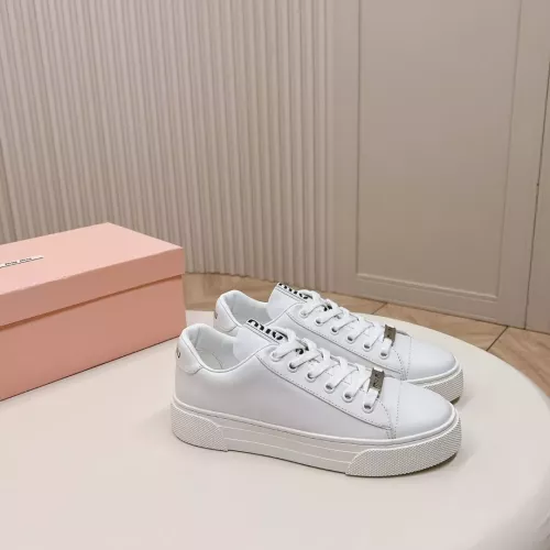 Cheap MIU MIU Casual Shoes For Women #1374530 Replica Wholesale [$98.00 USD] [ITEM#1374530] on Replica MIU MIU Casual Shoes