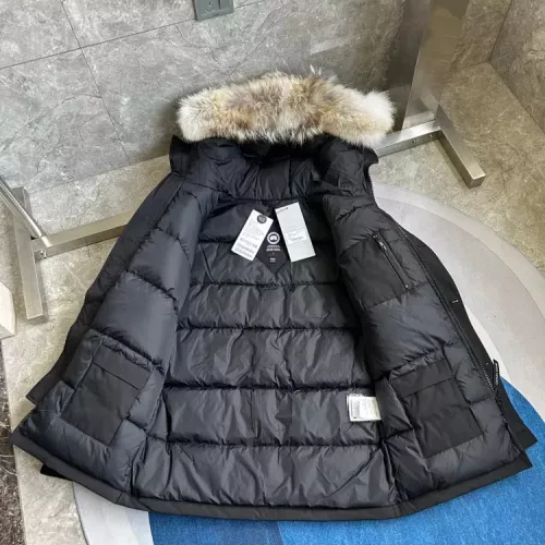 Cheap Canada Goose Down Feather Coat Long Sleeved For Men #1374543 Replica Wholesale [$205.00 USD] [ITEM#1374543] on Replica Canada Goose Down Feather Coat