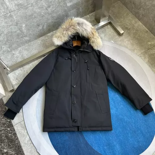 Cheap Canada Goose Down Feather Coat Long Sleeved For Men #1374544 Replica Wholesale [$205.00 USD] [ITEM#1374544] on Replica Canada Goose Down Feather Coat