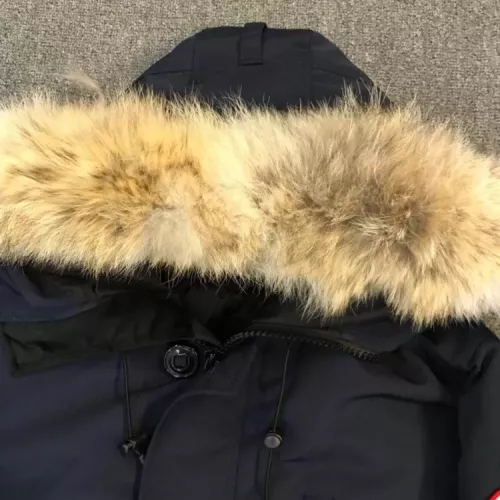 Cheap Canada Goose Down Feather Coat Long Sleeved For Men #1374545 Replica Wholesale [$205.00 USD] [ITEM#1374545] on Replica Canada Goose Down Feather Coat