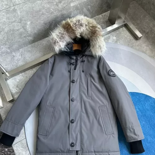 Cheap Canada Goose Down Feather Coat Long Sleeved For Men #1374546 Replica Wholesale [$205.00 USD] [ITEM#1374546] on Replica Canada Goose Down Feather Coat