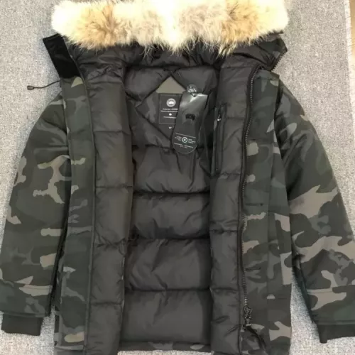 Cheap Canada Goose Down Feather Coat Long Sleeved For Men #1374548 Replica Wholesale [$205.00 USD] [ITEM#1374548] on Replica Canada Goose Down Feather Coat