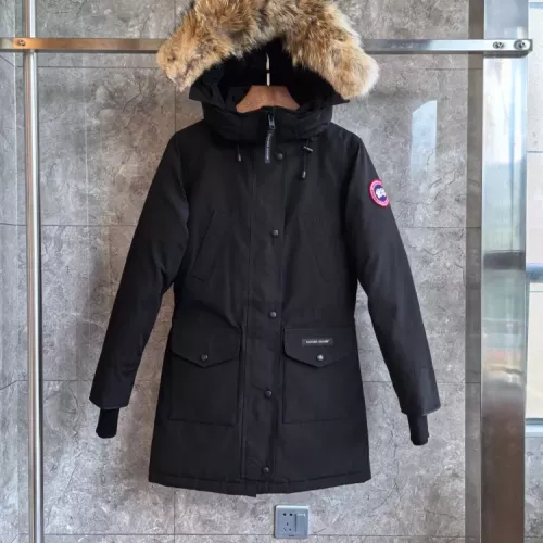Canada Goose Down Feather Coat Long Sleeved For Women #1374549