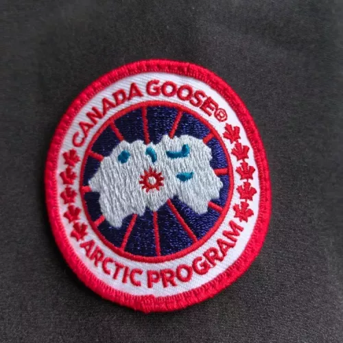 Cheap Canada Goose Down Feather Coat Long Sleeved For Women #1374549 Replica Wholesale [$205.00 USD] [ITEM#1374549] on Replica Canada Goose Down Feather Coat
