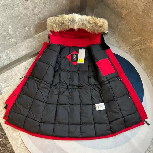 Cheap Canada Goose Down Feather Coat Long Sleeved For Women #1374550 Replica Wholesale [$205.00 USD] [ITEM#1374550] on Replica Canada Goose Down Feather Coat