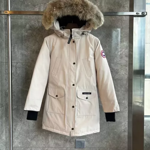 Canada Goose Down Feather Coat Long Sleeved For Women #1374551