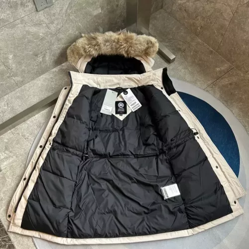 Cheap Canada Goose Down Feather Coat Long Sleeved For Women #1374551 Replica Wholesale [$205.00 USD] [ITEM#1374551] on Replica Canada Goose Down Feather Coat