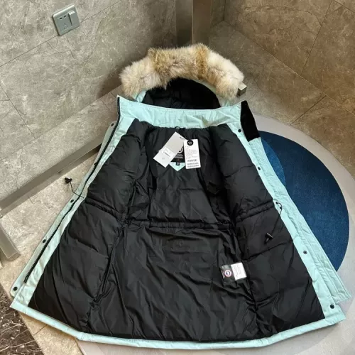 Cheap Canada Goose Down Feather Coat Long Sleeved For Women #1374553 Replica Wholesale [$205.00 USD] [ITEM#1374553] on Replica Canada Goose Down Feather Coat