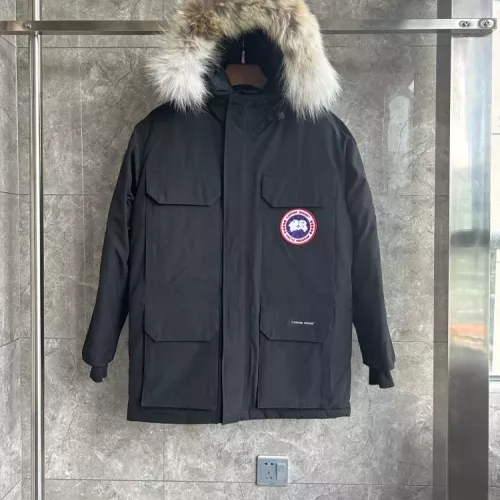 Canada Goose Down Feather Coat Long Sleeved For Men #1374554