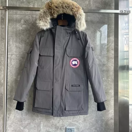 Canada Goose Down Feather Coat Long Sleeved For Men #1374555