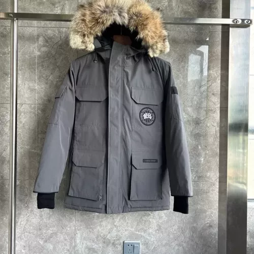 Canada Goose Down Feather Coat Long Sleeved For Men #1374556