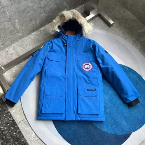 Cheap Canada Goose Down Feather Coat Long Sleeved For Men #1374563 Replica Wholesale [$172.00 USD] [ITEM#1374563] on Replica Canada Goose Down Feather Coat