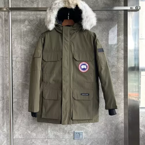 Canada Goose Down Feather Coat Long Sleeved For Men #1374565
