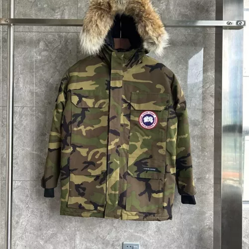 Canada Goose Down Feather Coat Long Sleeved For Men #1374566