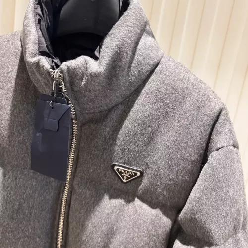 Cheap Prada Down Feather Coat Long Sleeved For Women #1374573 Replica Wholesale [$202.00 USD] [ITEM#1374573] on Replica Prada Down Feather Coat