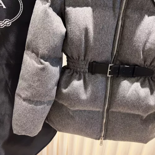 Cheap Prada Down Feather Coat Long Sleeved For Women #1374573 Replica Wholesale [$202.00 USD] [ITEM#1374573] on Replica Prada Down Feather Coat
