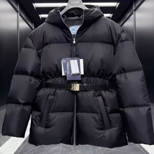 Prada Down Feather Coat Long Sleeved For Women #1374575