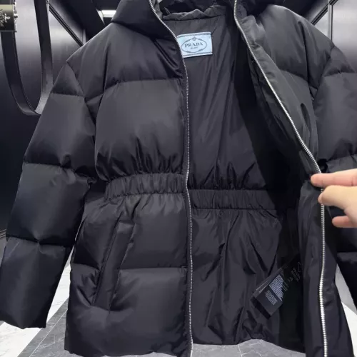 Cheap Prada Down Feather Coat Long Sleeved For Women #1374575 Replica Wholesale [$225.00 USD] [ITEM#1374575] on Replica Prada Down Feather Coat