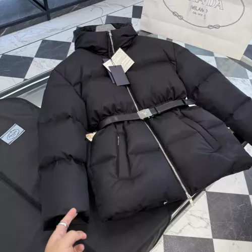 Cheap Prada Down Feather Coat Long Sleeved For Women #1374575 Replica Wholesale [$225.00 USD] [ITEM#1374575] on Replica Prada Down Feather Coat