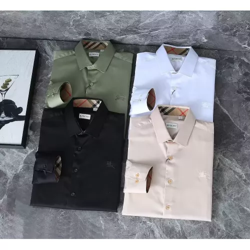 Cheap Burberry Shirts Long Sleeved For Men #1374611 Replica Wholesale [$40.00 USD] [ITEM#1374611] on Replica Burberry Shirts