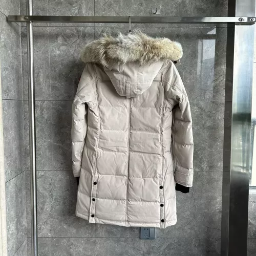 Cheap Canada Goose Down Feather Coat Long Sleeved For Women #1374629 Replica Wholesale [$160.00 USD] [ITEM#1374629] on Replica Canada Goose Down Feather Coat