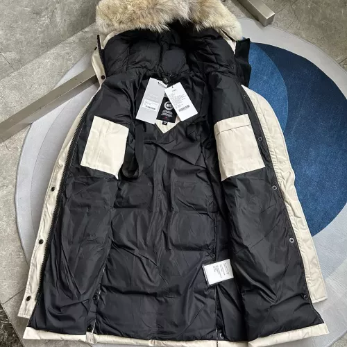 Cheap Canada Goose Down Feather Coat Long Sleeved For Women #1374629 Replica Wholesale [$160.00 USD] [ITEM#1374629] on Replica Canada Goose Down Feather Coat