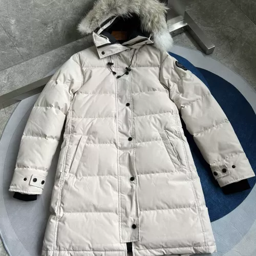 Cheap Canada Goose Down Feather Coat Long Sleeved For Women #1374630 Replica Wholesale [$160.00 USD] [ITEM#1374630] on Replica Canada Goose Down Feather Coat