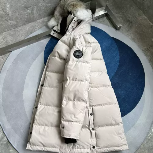 Cheap Canada Goose Down Feather Coat Long Sleeved For Women #1374630 Replica Wholesale [$160.00 USD] [ITEM#1374630] on Replica Canada Goose Down Feather Coat